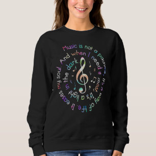 Camiseta A Música Não É Um Pastime. Ela Facilita A Minha Mú