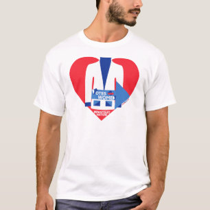 Camiseta A nação do Pantsuit vota 4 mulheres!