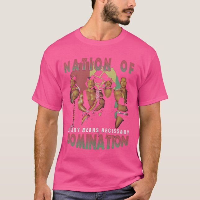Camiseta A Nação Rock Da Dominação (Frente)