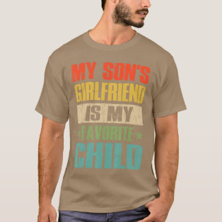 Camiseta A Namorada do Meu Filho é Meu Filho Favorito Pai D