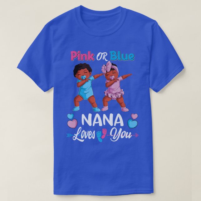 Camiseta A Nana Rosa Ou Azul Ama-Te O Amor Negro (Frente do Design)