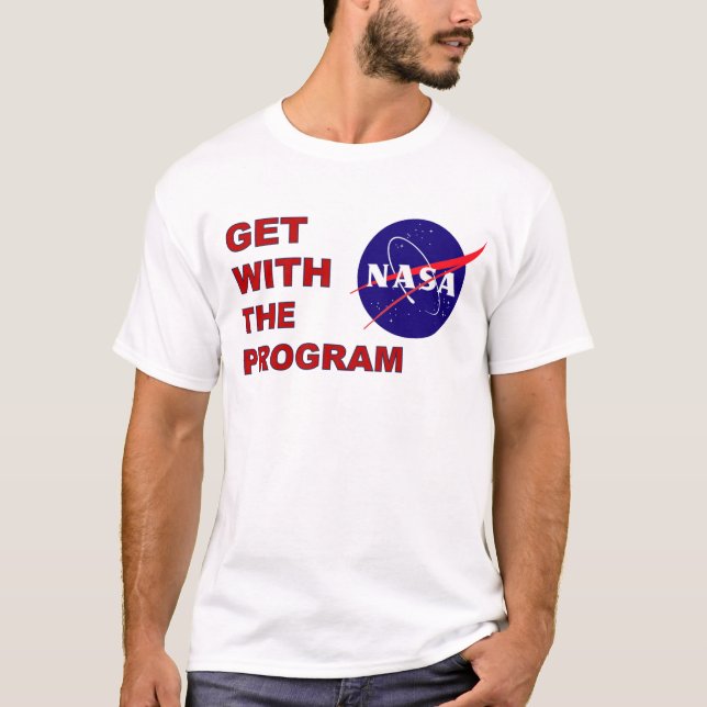 Camiseta A NASA obtem com o programa (Frente)