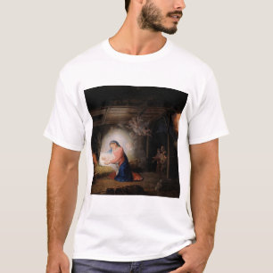 Camiseta A Natividade do Cristo (por Vladimir Borovikovsky)
