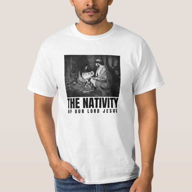 Camiseta A Natividade do Nosso Senhor Jesus Cristo Natal (Frente)