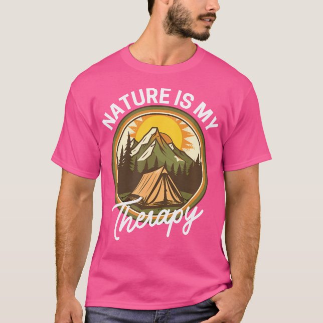 Camiseta A Natureza É A Minha Terapia (Frente)