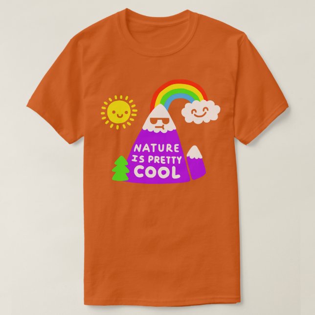Camiseta A Natureza É Bonito (Frente do Design)
