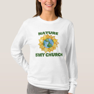 Camiseta A natureza é minha Igreja