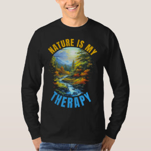 Camiseta A natureza é minha terapia