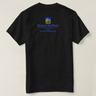 Camiseta A natureza é "tudo vestido e em lugar nenhum para