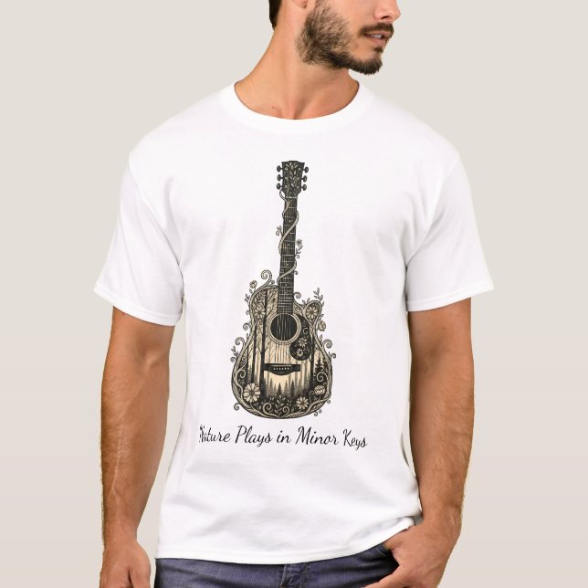 Camiseta A Natureza Toca em Tons Menores (Frente)