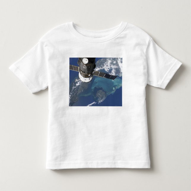 Camiseta A nave espacial Progress 22 atracada (Frente)
