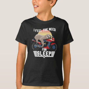 Camiseta A Necessidade De Dormir   Engraçado