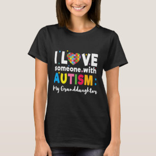 Camiseta A neta I ama a consciência especial do autismo
