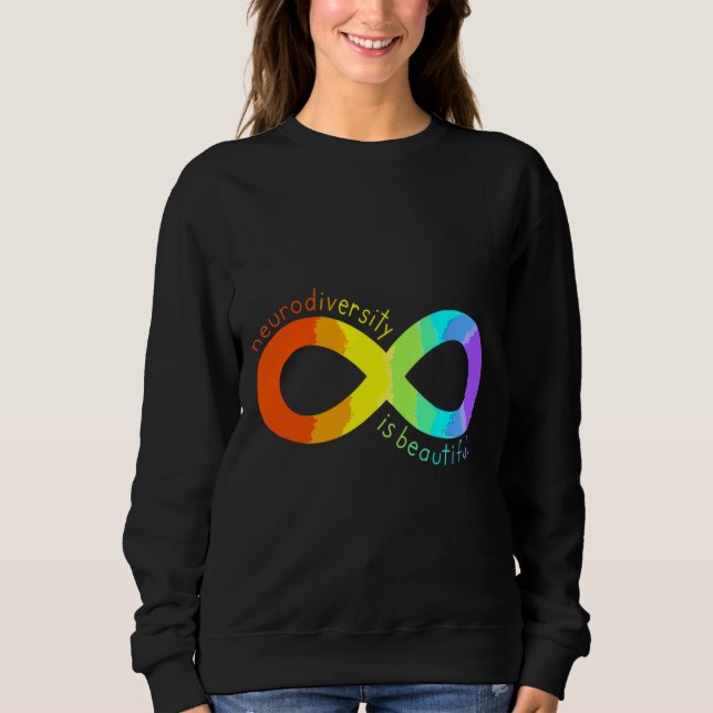 Camiseta A Neurodiversidade é bonita (Frente)