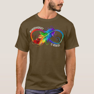 Camiseta A Neurodiversidade é um belo Autismo Infinito, Awa