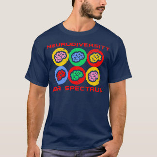 Camiseta A neurodiversidade é um Espectro ADHD Adultos Ki