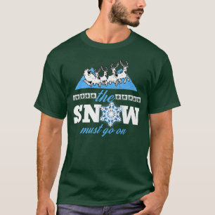 Camiseta A Neve Deve Ir Para O Ambientalista Da Neve De Inv