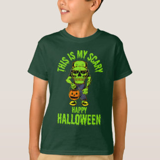 Camiseta A noite de Halloween é cheio de encantamento.