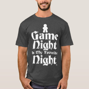 Camiseta A Noite de Jogos é Meu Slogan de Diversão Favorito
