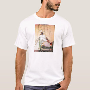 Camiseta A Noite de Kay Nielsen em um Jardim Chinês