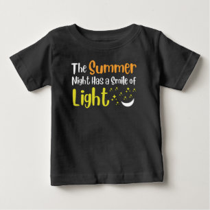 Camiseta A Noite de Verão tem um sorriso de luz