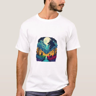 Camiseta A Noite Está Escura