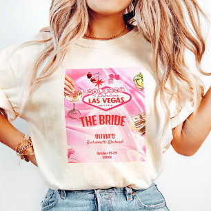 Camiseta A Noiva Las Vegas Despedida de Solteira Pôquer Ros