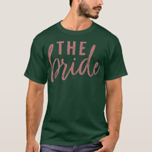 Camiseta A Noiva Rosa Fofa Dama de Honra Festa de Despedida