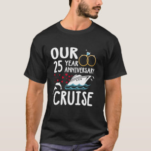 Camiseta A nossa viagem de cruzeiro de 25 anos, Marria
