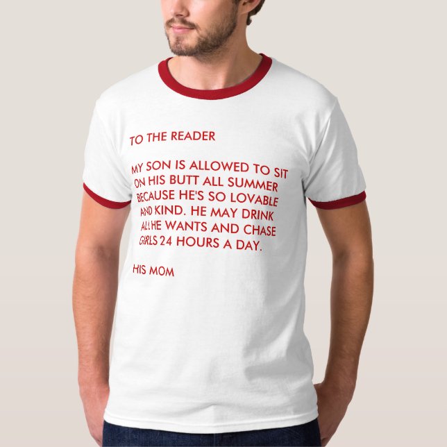 CAMISETA A NOTA DO MOM. (Frente)