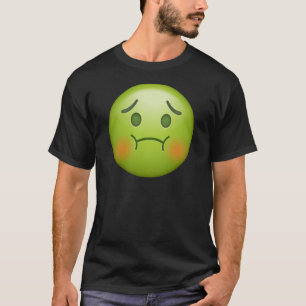 Camiseta A nota doente Emoji enfrenta