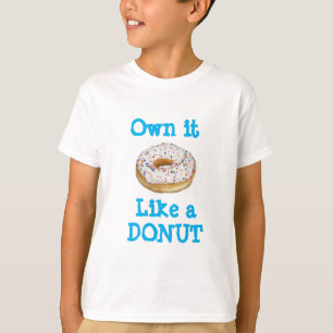 Camiseta A novidade engraçada das crianças era a ROSQUINH