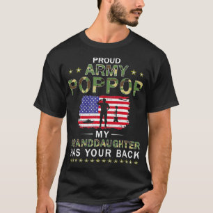 Camiseta A Novó Tem Seu Pop Do Exército Orgulhoso.