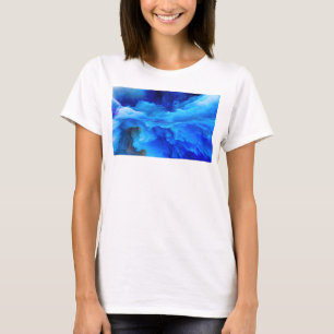 Camiseta A nuvem abstrato do SlipperyJoe trabalho de arte c