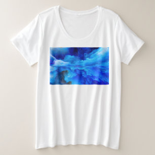 Camiseta A nuvem abstrato do SlipperyJoe trabalho de arte c