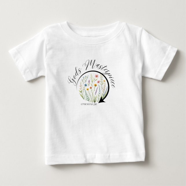 Camiseta A Obra-prima de Deus Efésios 2:10 Versículo da Bíb (Frente)