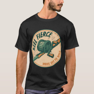 Camiseta “Reel Fierce – Drag Set to Wild†Vintage Ang