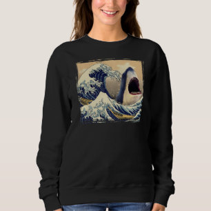 Camiseta A Onda De Excelente Do Tubarão Kanagawa No Ukiyo