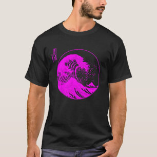 Camiseta A onda do Excelente de Kanagawa Hokusai Japonês