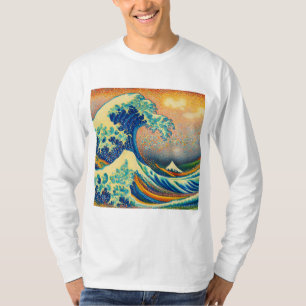 Camiseta A onda do Excelente, onda de Kanagawa v2