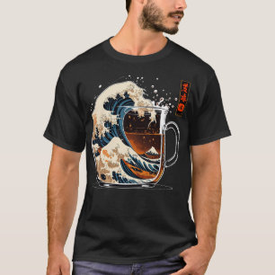 Camiseta A onda Excelente de café