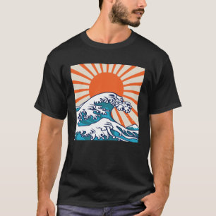 Camiseta A onda Excelente de Kanagawa, poster de onda japon