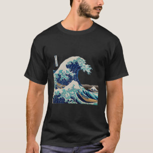 Camiseta A Onda Excelente Do Excelente Kanagawa Hokusai Des