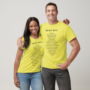 Camiseta A Oração Da Cerveja