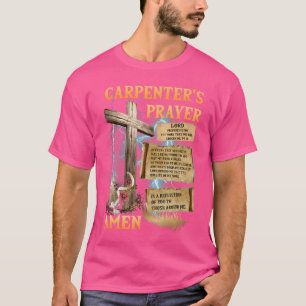 Camiseta A Oração Do Carpinteiro Presente Cristão De Jesus 