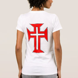 Camiseta A Ordem Militar da Cruz Cristo nas costas