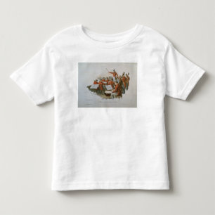 Camiseta A orquestra de Johann Strauss em uma bola da corte