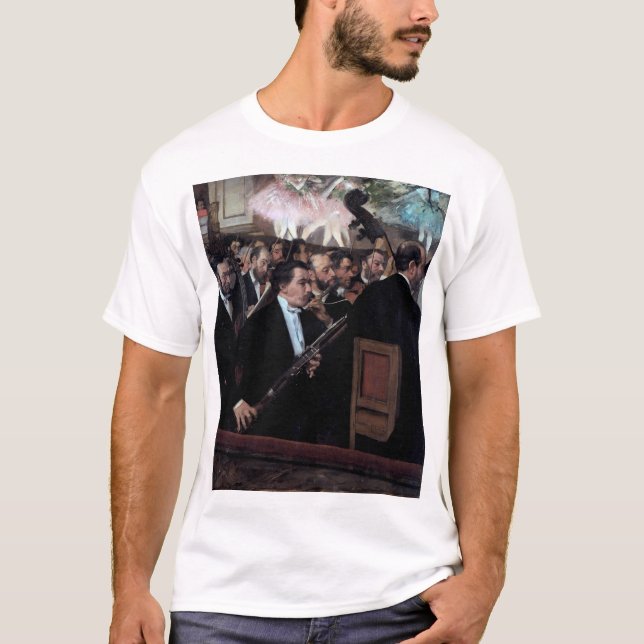 Camiseta A Orquestra na Ópera, Edgar Degas (Frente)