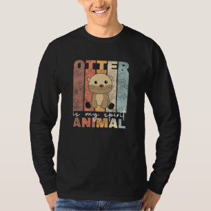 Camiseta A Otter É A Minha Espírito E A Minha Boca-Gata
