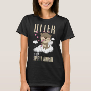 Camiseta A Otter É A Minha Espírito E A Minha Lontra De Ani